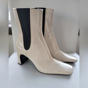 Zara White Boots